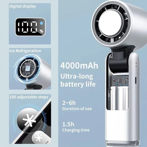 New Mini Turbo Cool Handheld Fan